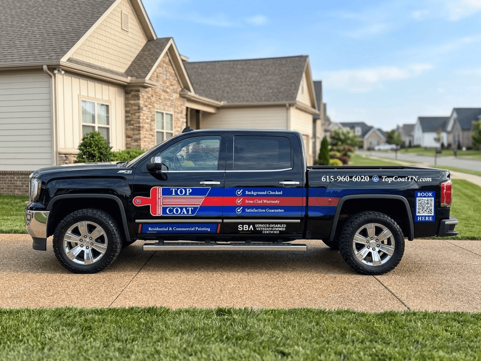 Top Coat vehicle wrap in Greenbrier, TN