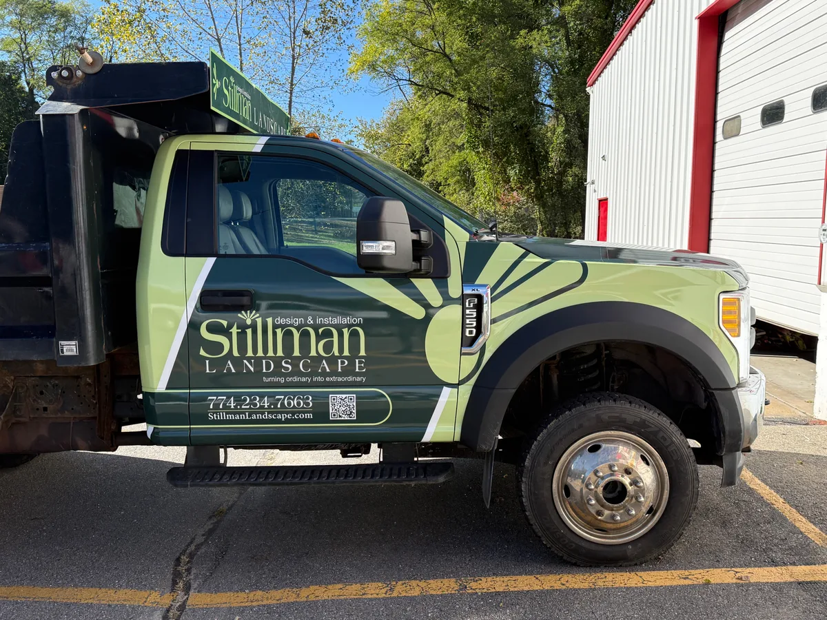 Full wrap on a Ford F-Series Super Duty truck in Sterling, MA
