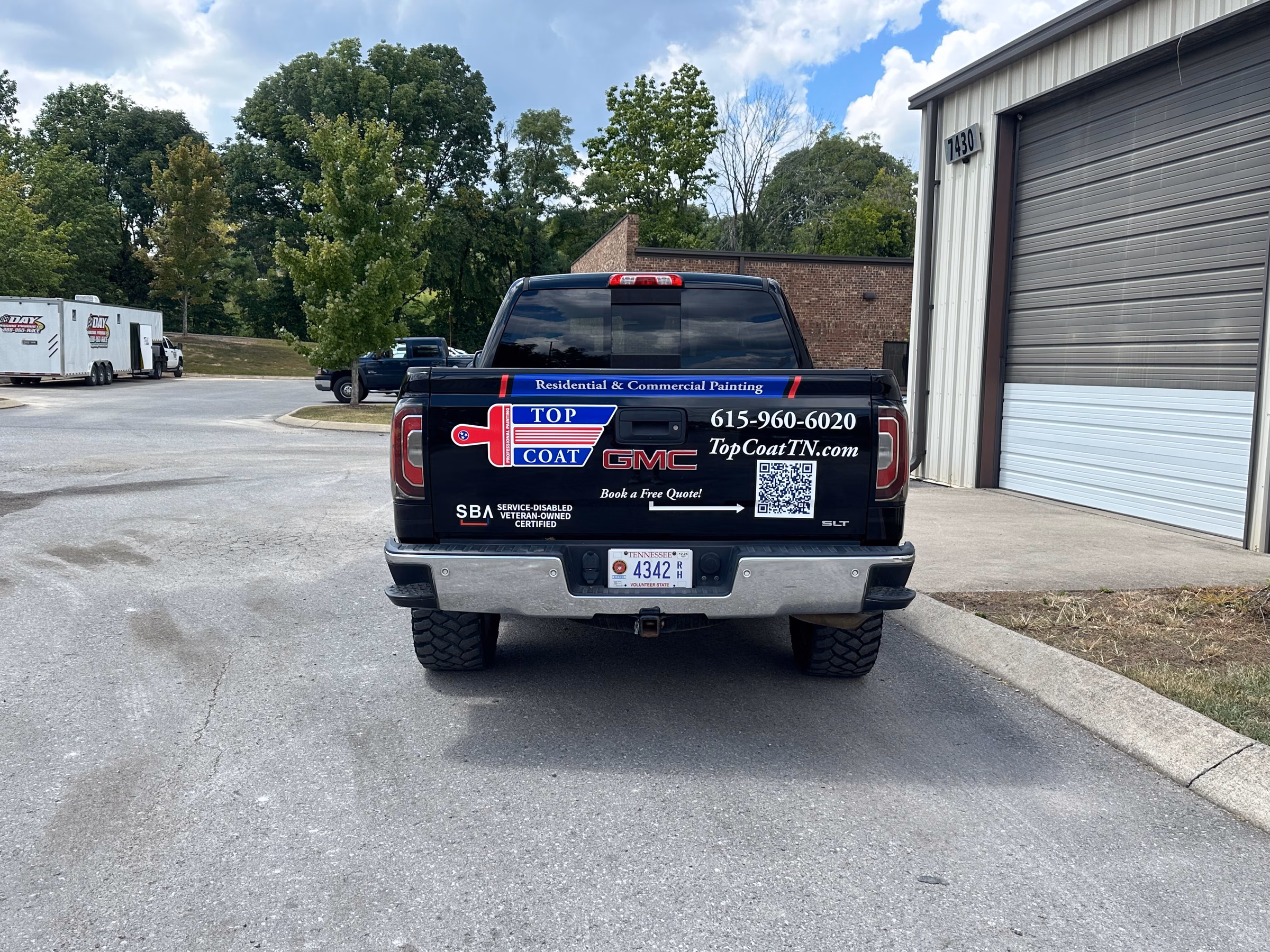 Top Coat vehicle wrap in Greenbrier, TN