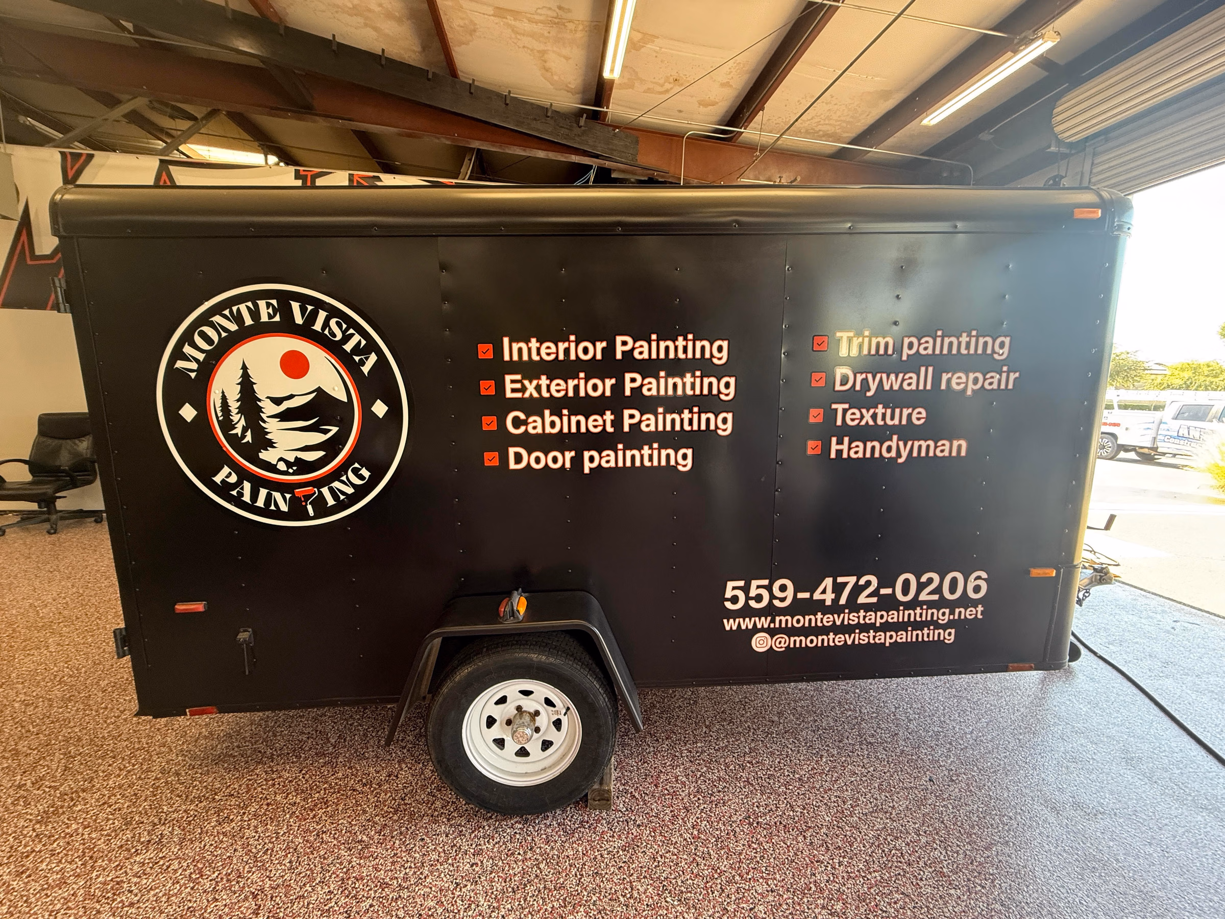 Monte Vista Painting vehicle wrap in Clovis, CA