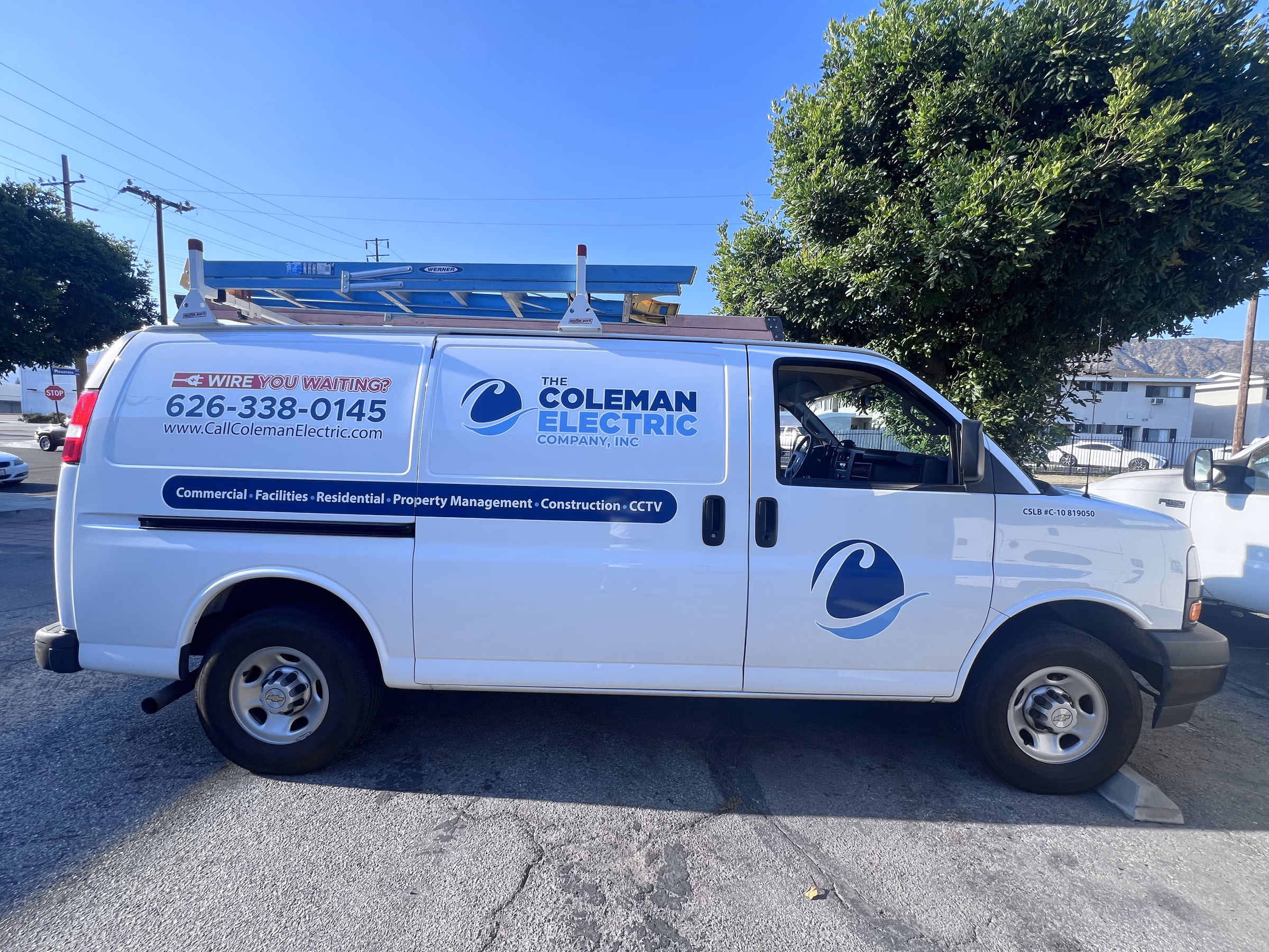 The Coleman Electric Company, Inc. vehicle wrap in San Gabriel Valley, CA