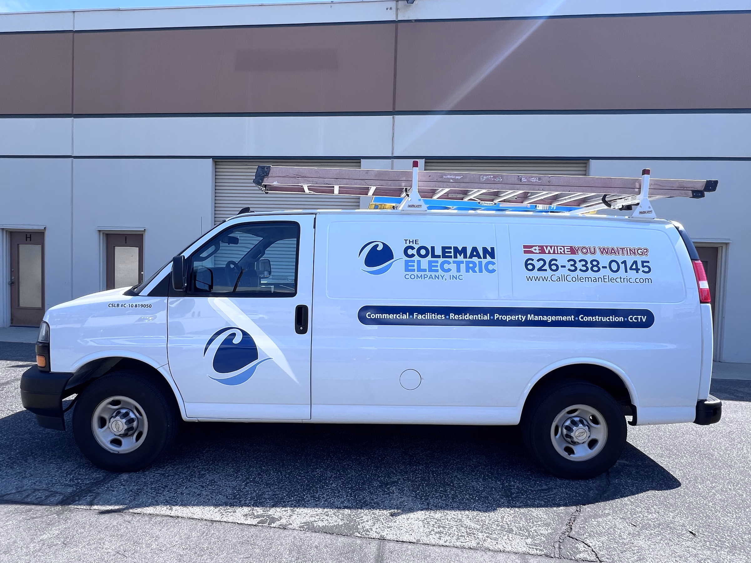 The Coleman Electric Company, Inc. vehicle wrap in San Gabriel Valley, CA