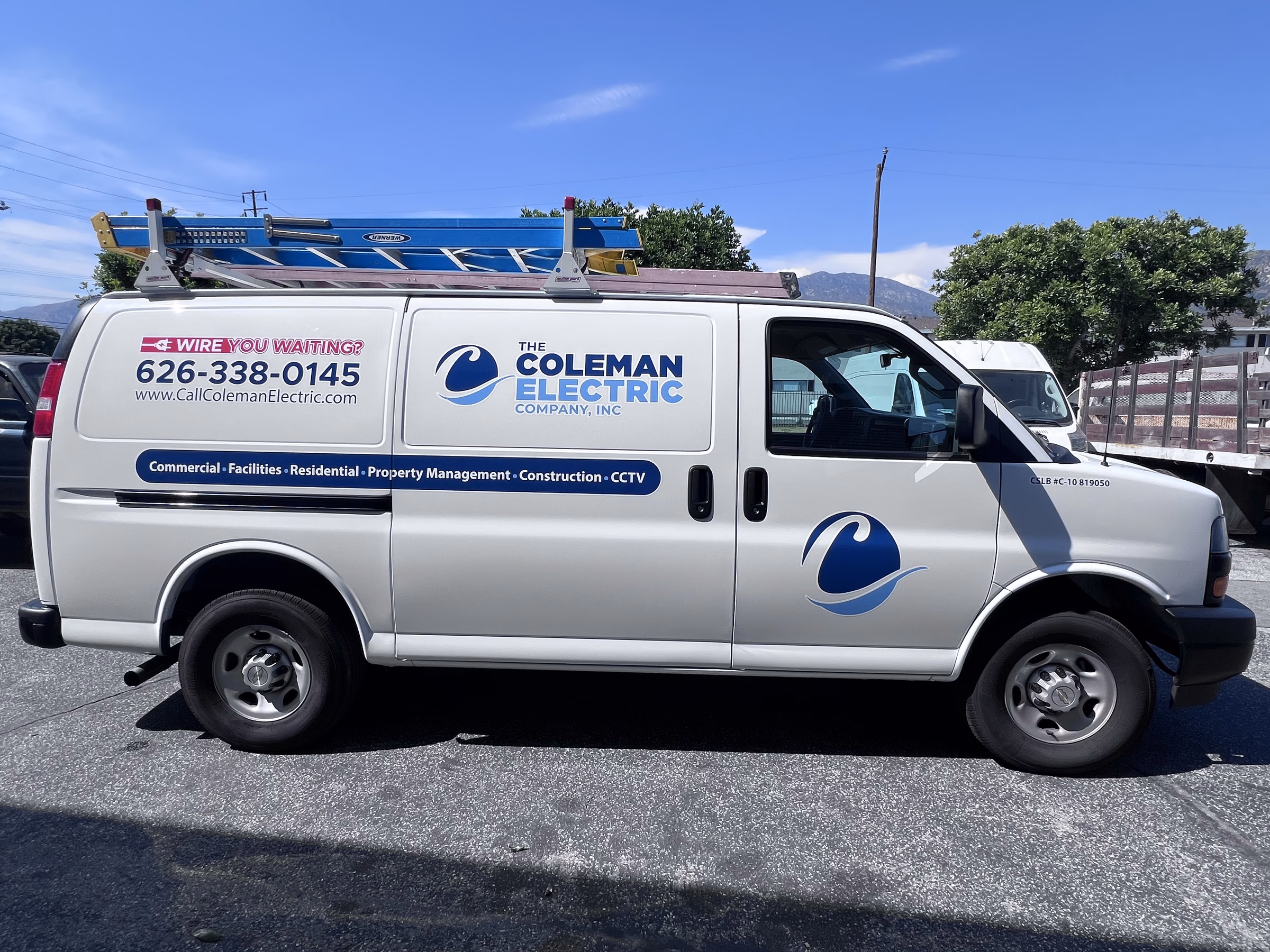 The Coleman Electric Company, Inc. vehicle wrap in San Gabriel Valley, CA