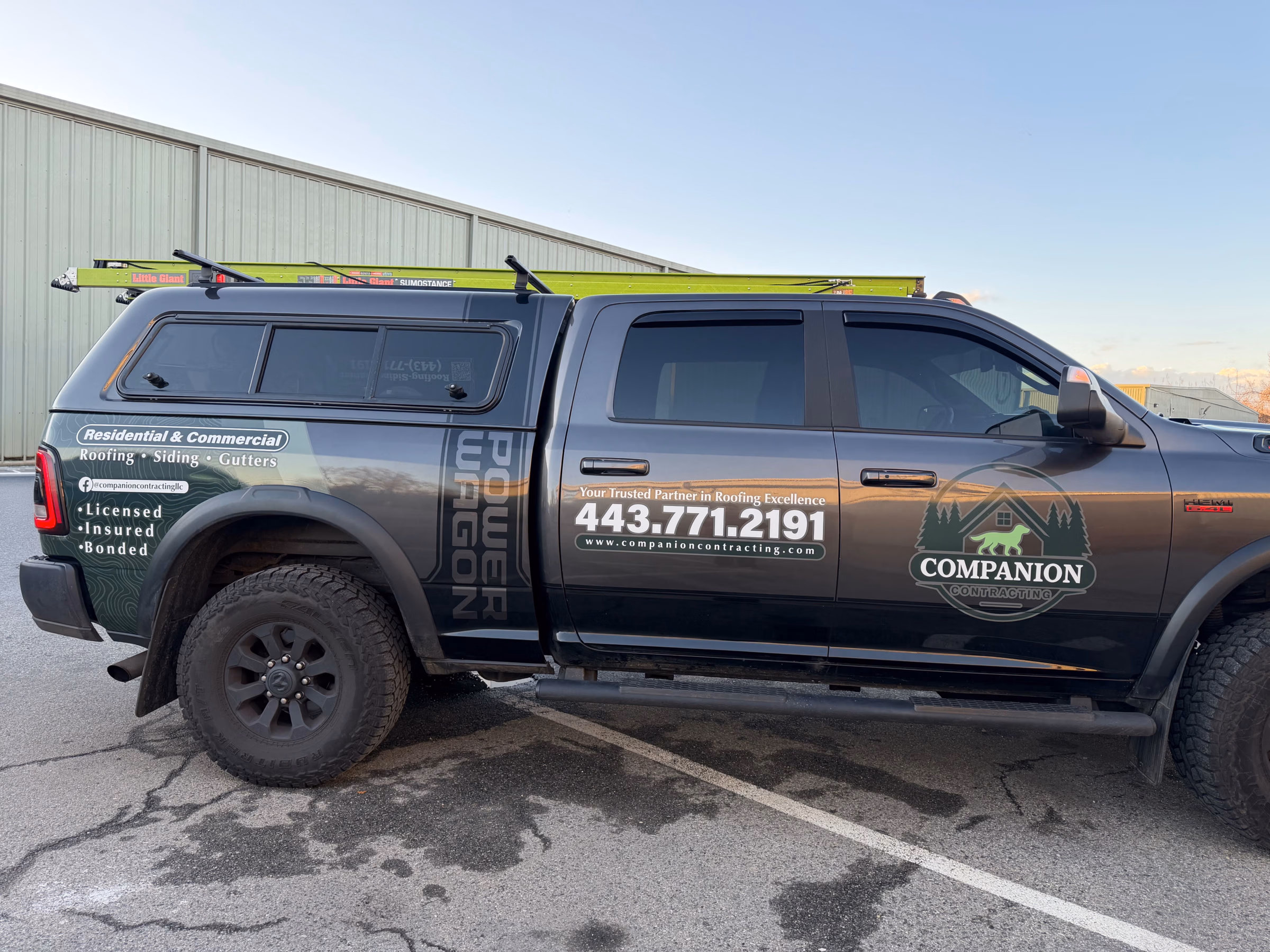 Companion Contracting vehicle wrap in Prince Frederick, MD