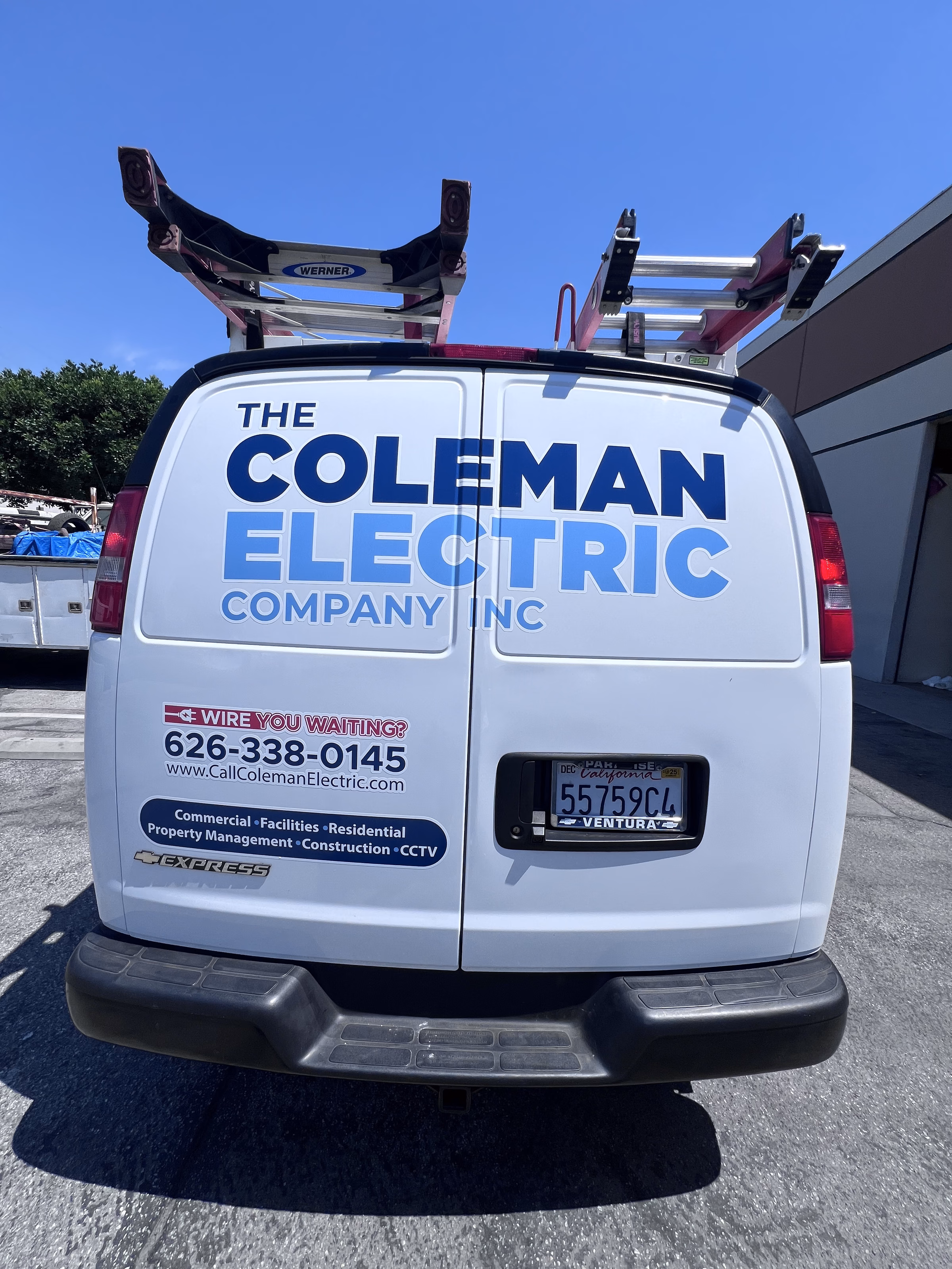 The Coleman Electric Company, Inc. vehicle wrap in San Gabriel Valley, CA