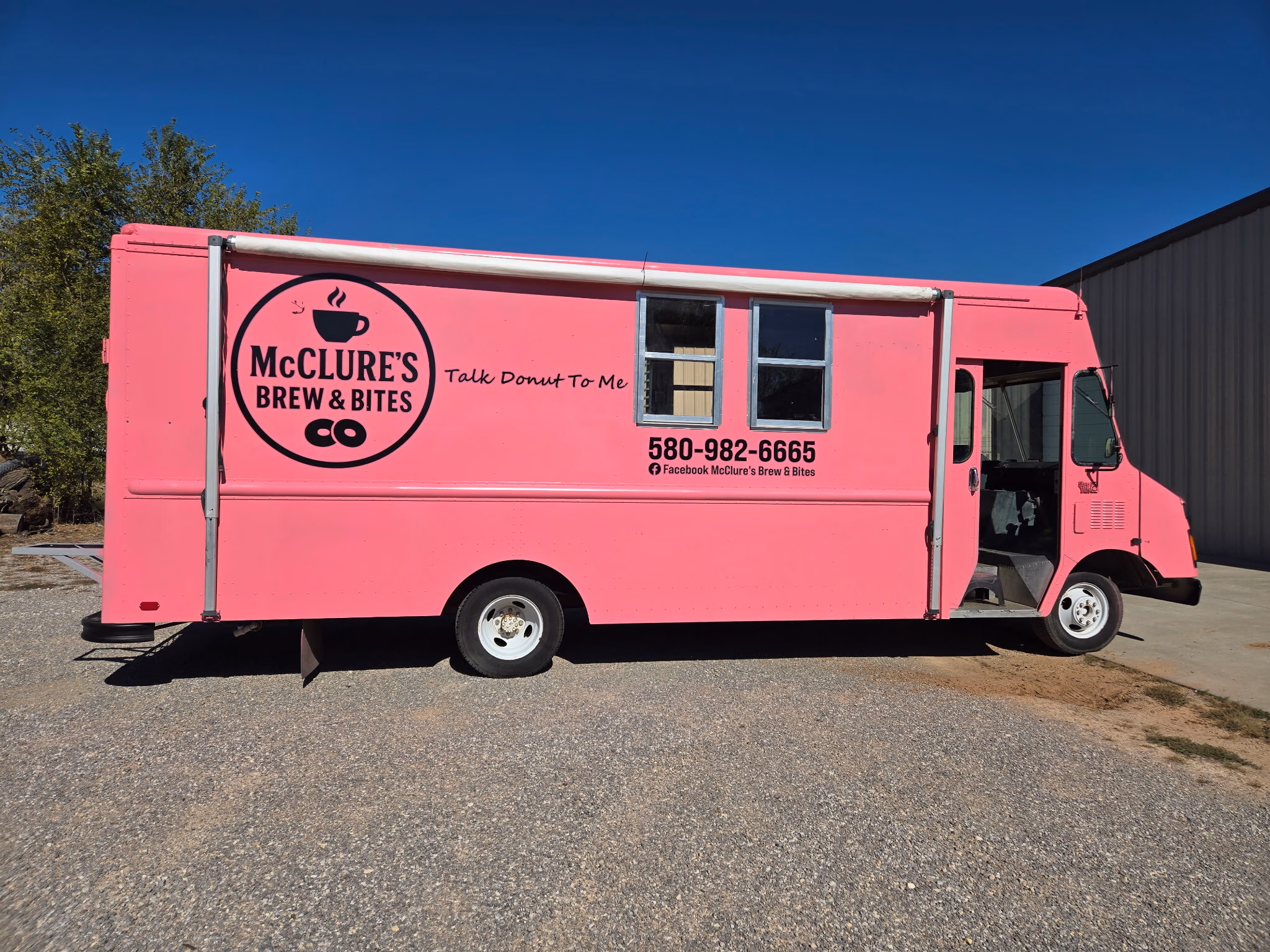 McClure's Brew & Bites vehicle wrap in Ada, OK