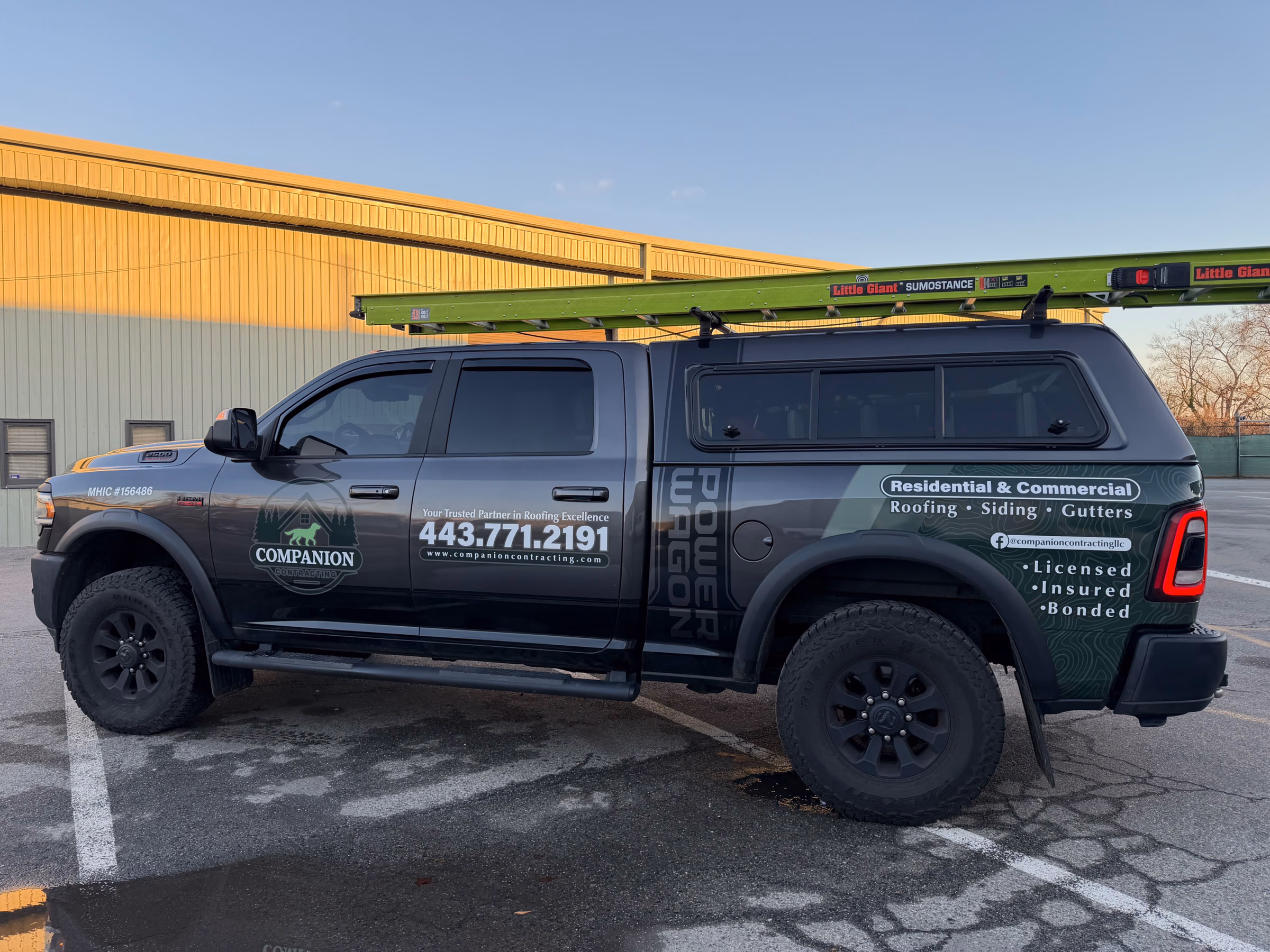 Companion Contracting vehicle wrap in Prince Frederick, MD