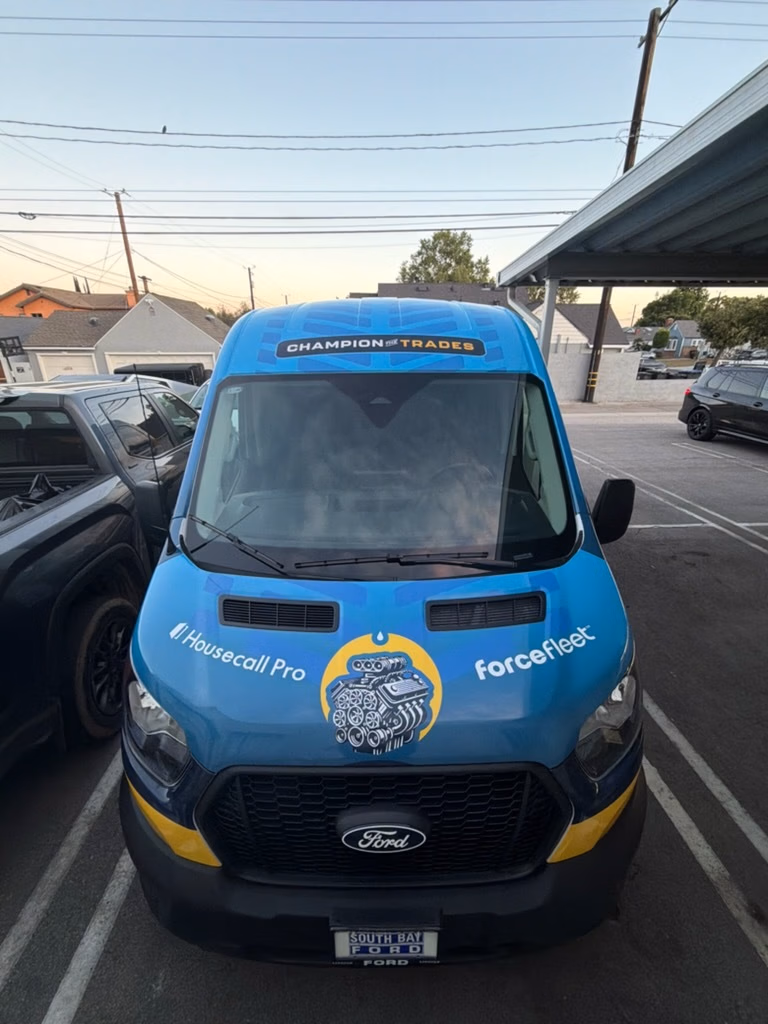 Housecall Pro / Forcefleet / SUPERPRO vehicle wrap in Los Angeles, CA