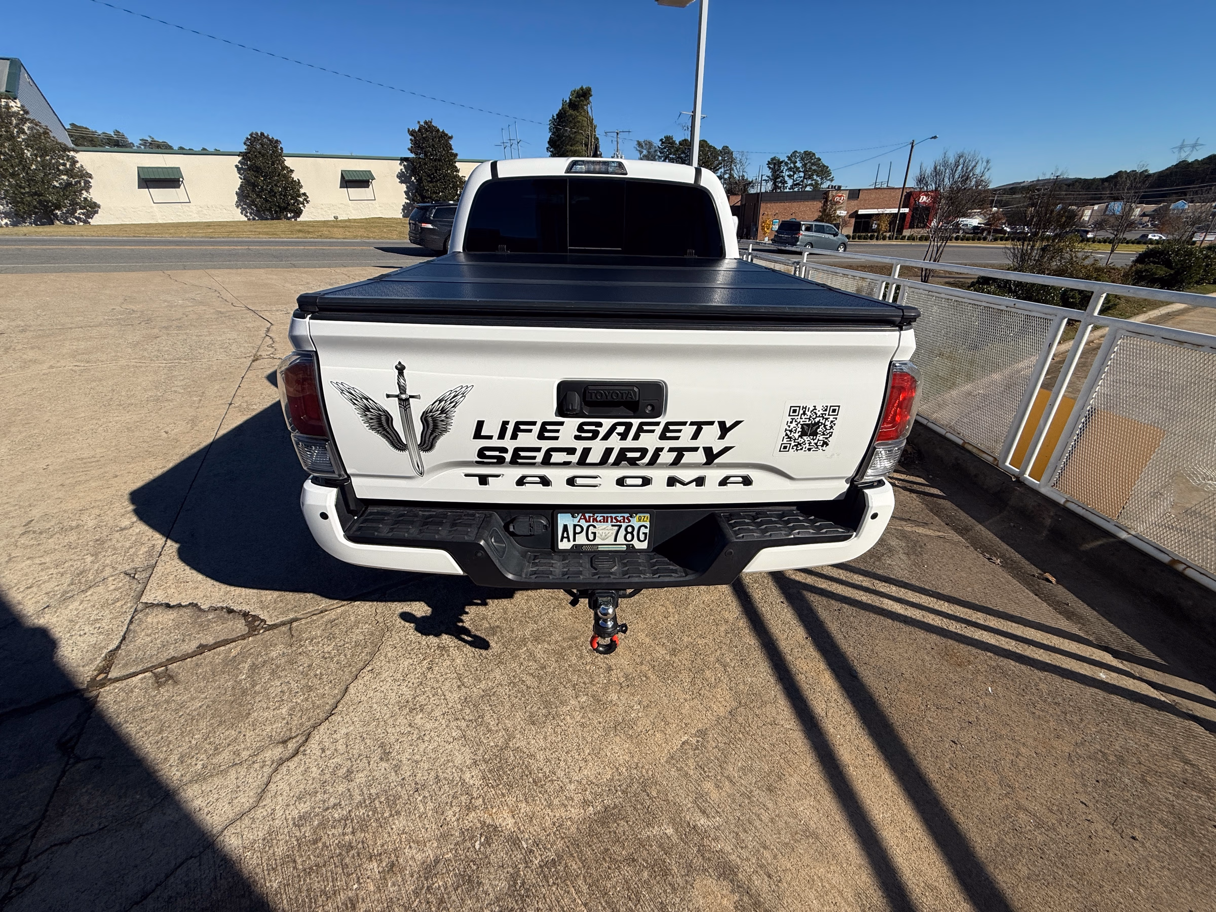 Life Safety Security vehicle wrap in Hot Springs National Park, AR