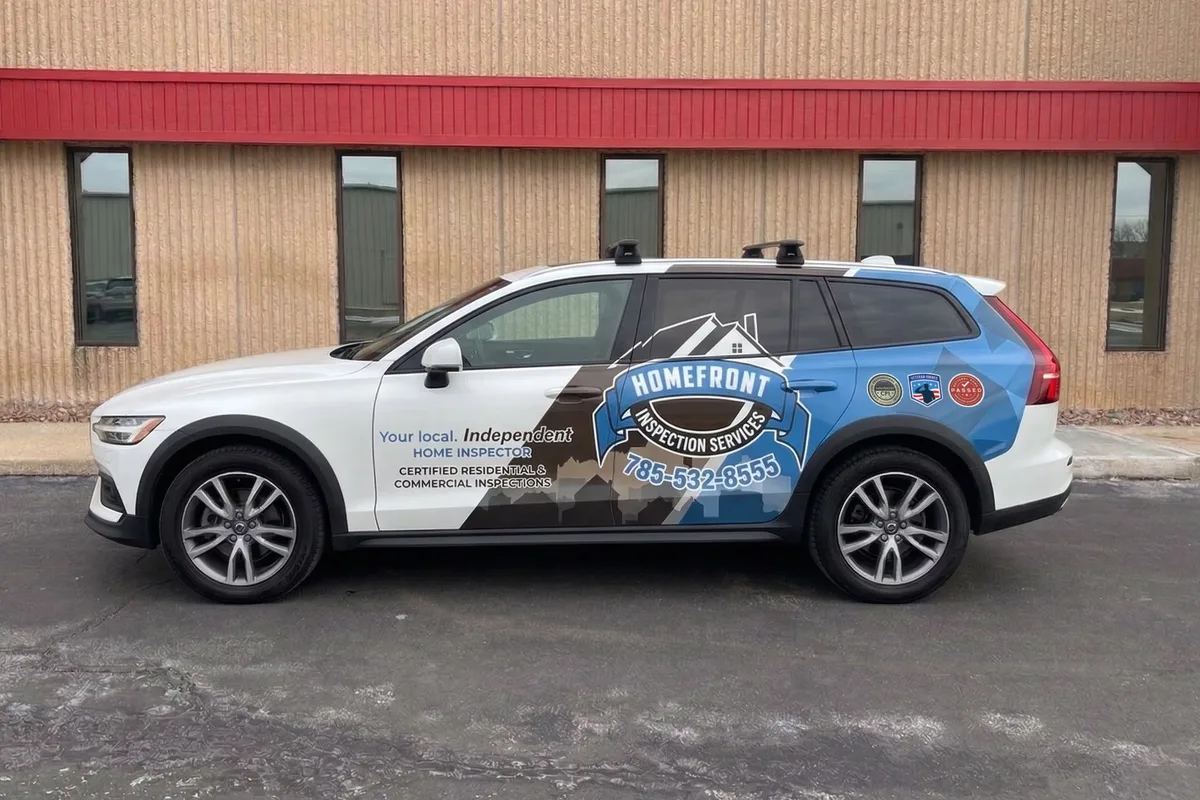 Partial wrap on a Volvo V60 Cross Country in Topeka, KS