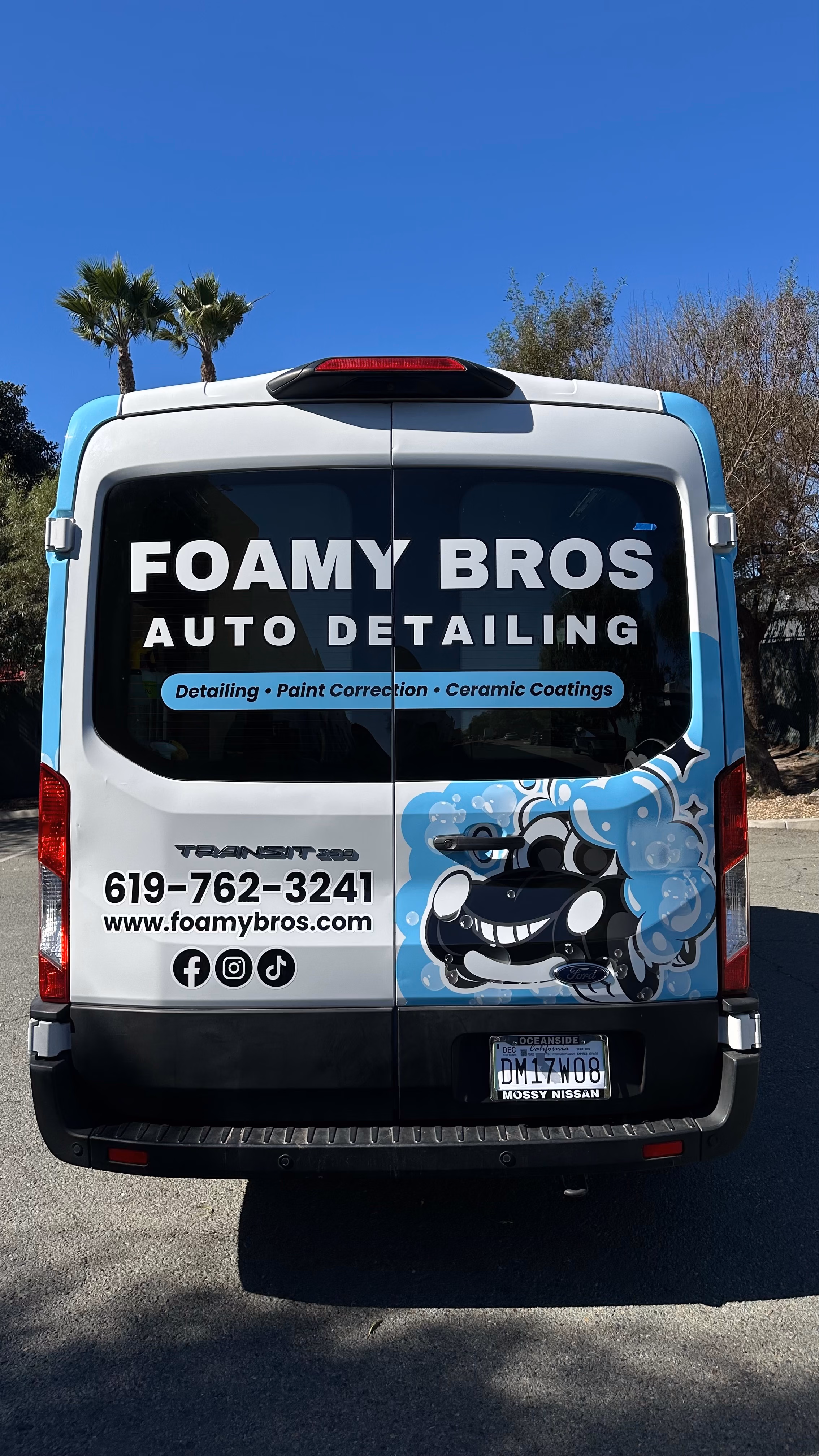 Foamy Bros vehicle wrap in Chula Vista, CA