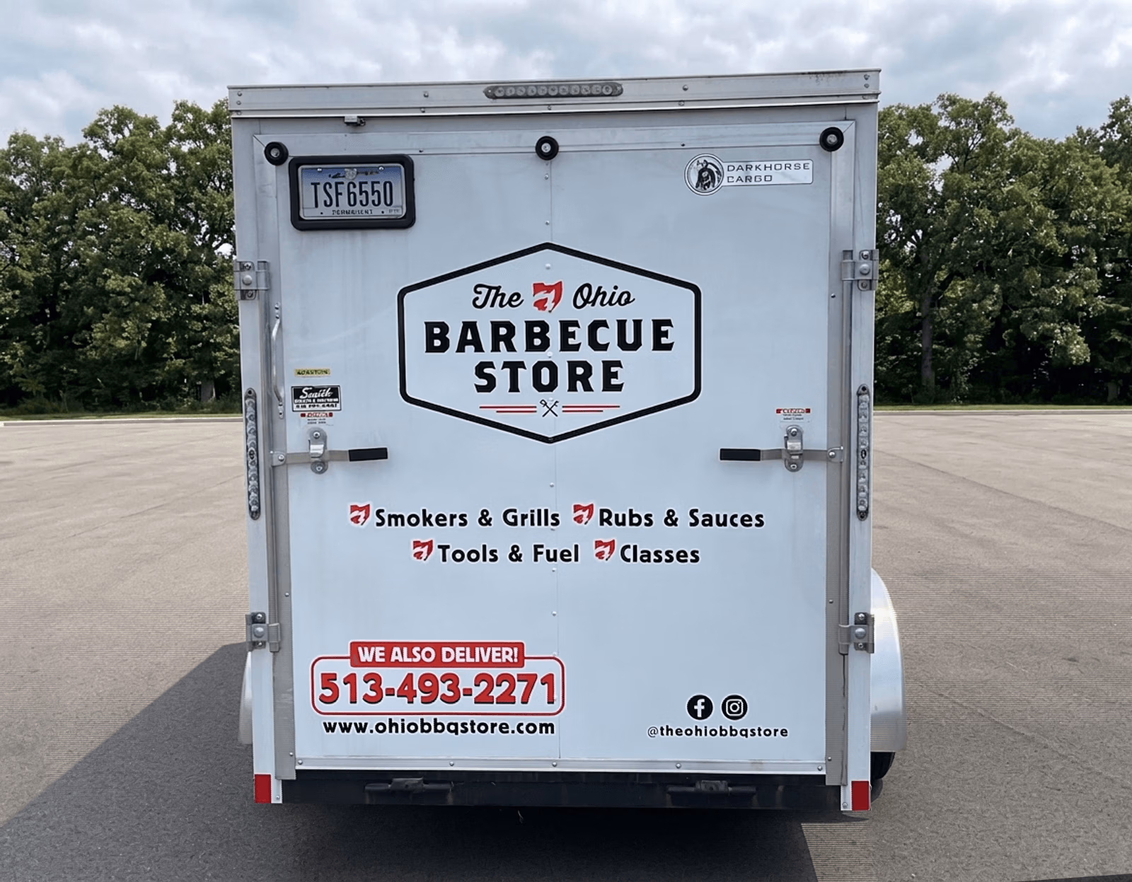 The Ohio Barbecue Store vehicle wrap in Cincinnati, OH