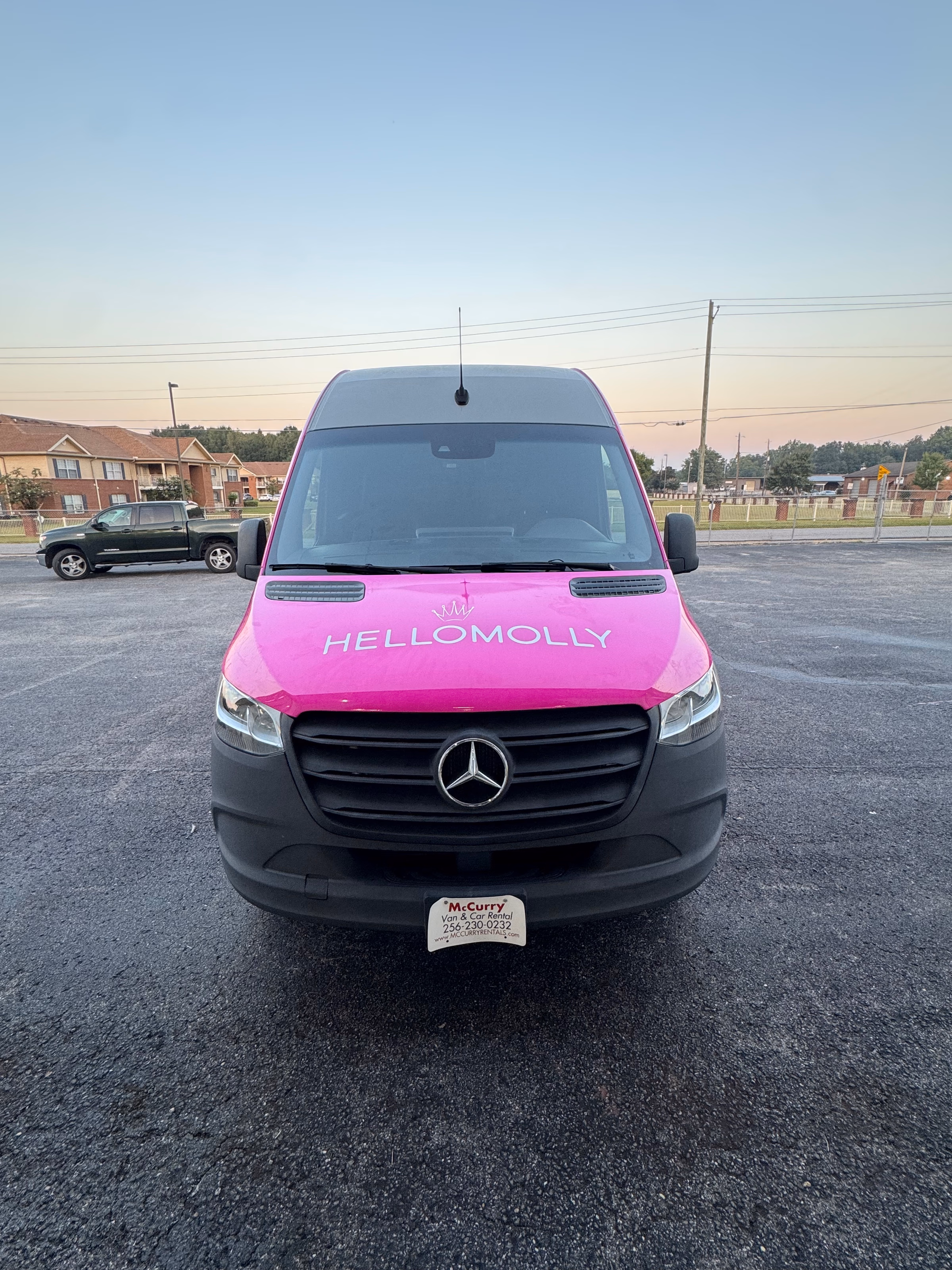 Hello Molly vehicle wrap in 35472